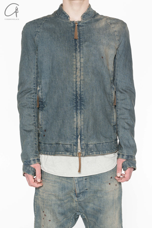 Boris Bidjan Saberi denim jacket BBS-J6.D FKU10002-NZL denim blue